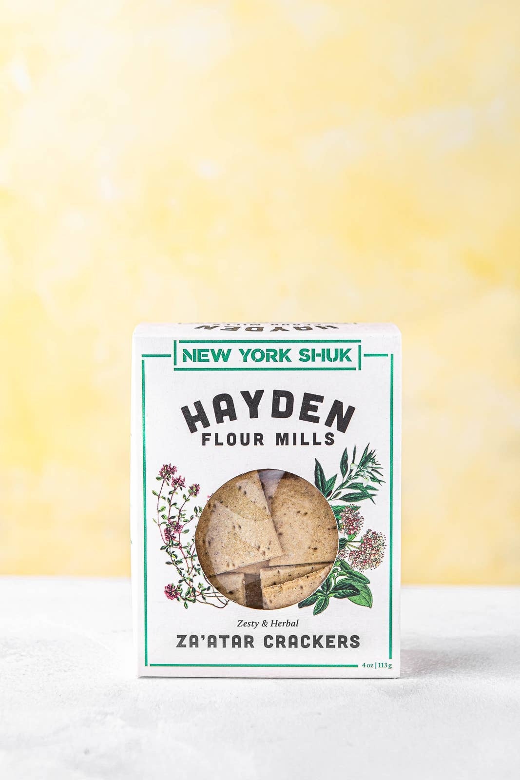 Hayden Flour Mills New York Shuk x Hayden Za'atar Crackers
